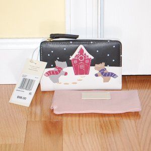 NWT RADLEY LONDON HOME FOR THE HOLIDAYS MEDIUM BI FOLD WALLET